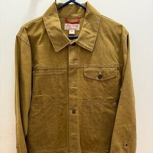 TIN CLOTH SHORT CRUISER JACKET (UNLINED, SIZE LARGE)